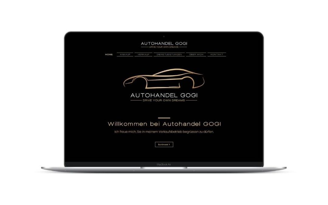 Webdesign Autohandel Gogi