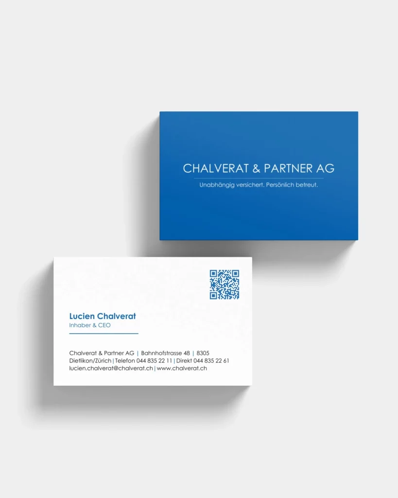 Referenz Visitenkarte